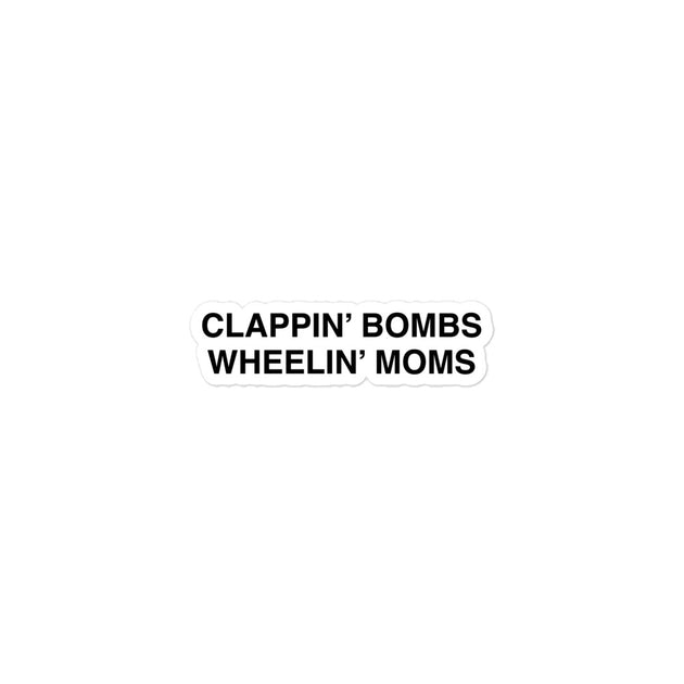 Clappin' Bombs Sticker HockeyBenders