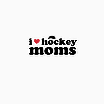 I Love Hockey Moms Croc Charm