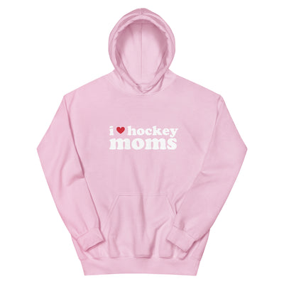 I Love Hockey Moms Hoodie