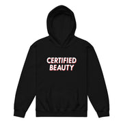 Certified Beauty Black and Red Kids Hoodie