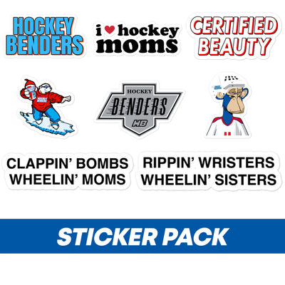 Hockeybenders Sticker Pack (8pck All)