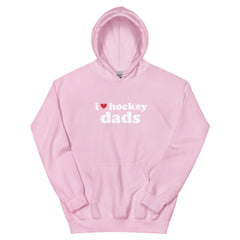 I Love Hockey Dads Hoodie