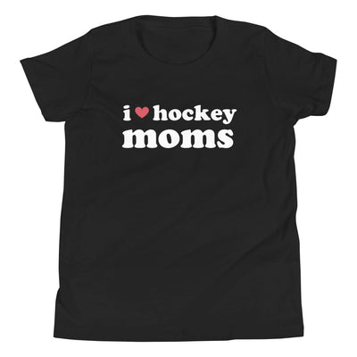 I Love Hockey Moms Kids T-Shirt