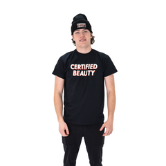 Certified Beauty Black and Red T-Shirt