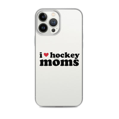 I Love Hockey Moms IPhone Case