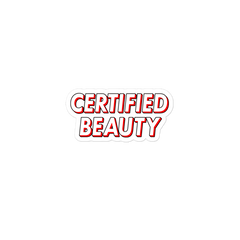 Certified Beauty Sticker